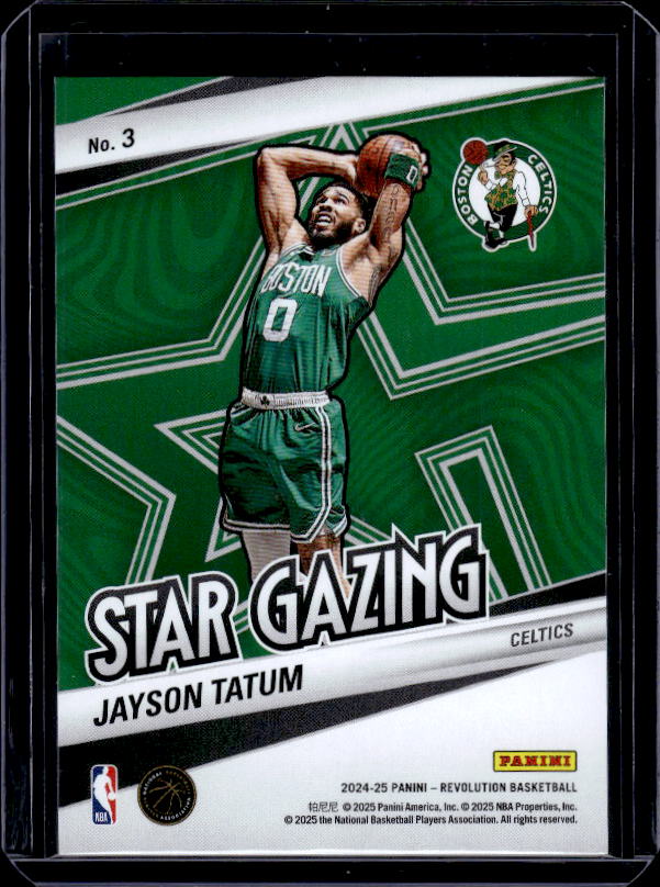 2024-25 Panini Revolution #3 Jayson Tatum Star Gazing