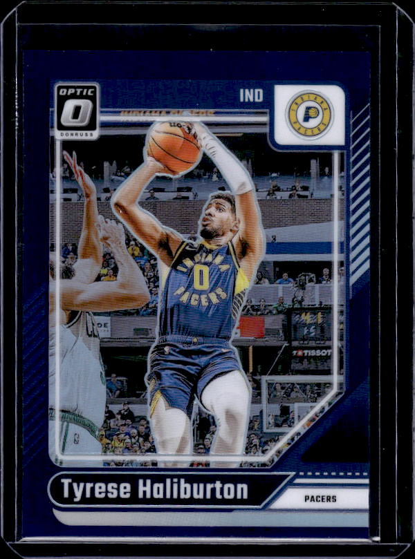 2024-25 Donruss Optic #215 Tyrese Haliburton Purple