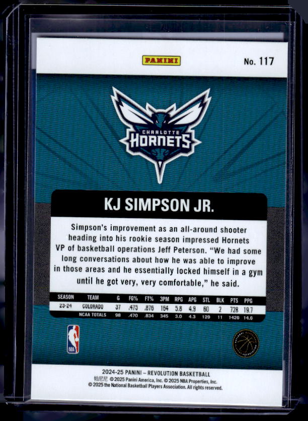 2024-25 Panini Revolution #135 Bobi Klintman