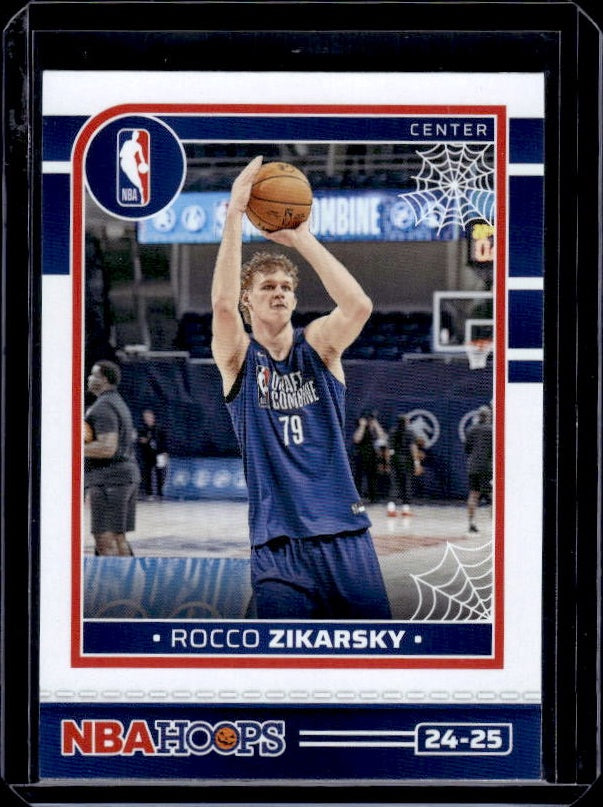 2024-25 Hoops Haunted Hoops #25 Rocco Zikarsky Extended