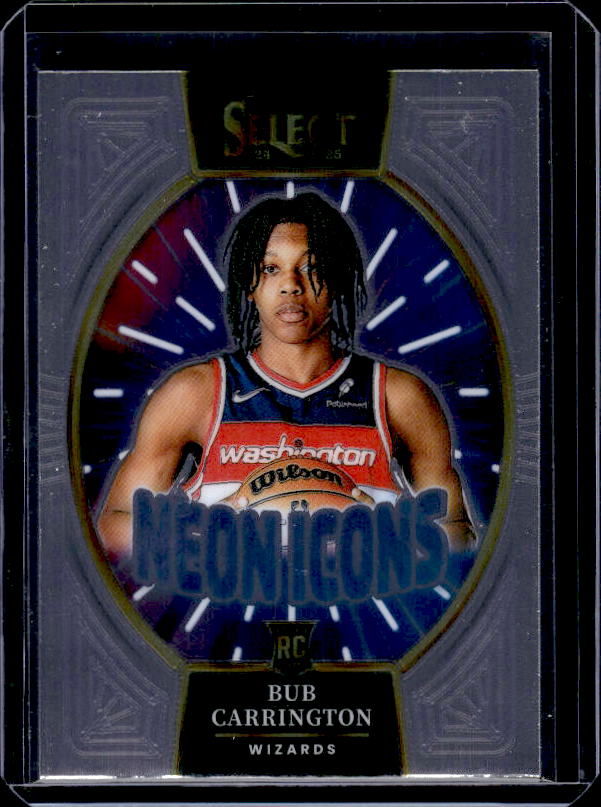 2024-25 Panini Select #6 Bub Carrington Neon Icons