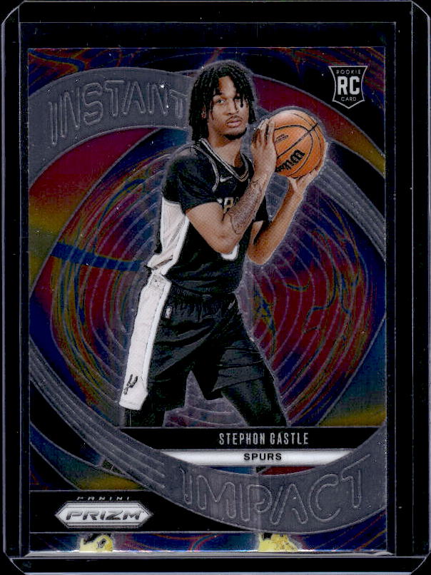 2024-25 Panini Prizm #4 Stephon Castle Instant Impact