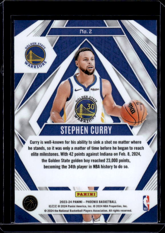 2023-24 Panini Phoenix #2 Stephen Curry Paragon
