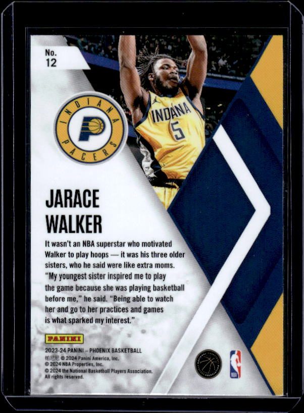 2023-24 Panini Phoenix #12 Jarace Walker Instant Phenom