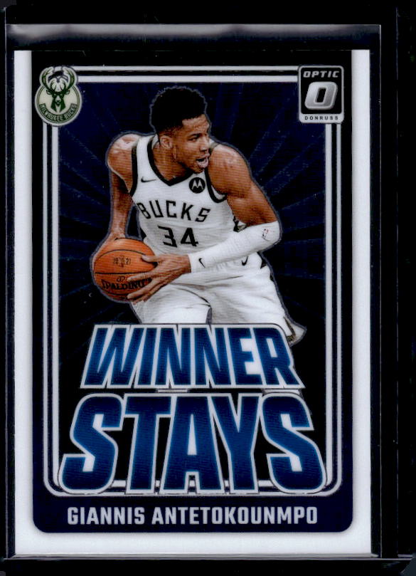 2024-25 Donruss Optic #4 Giannis Antetokounmpo Winner Stays