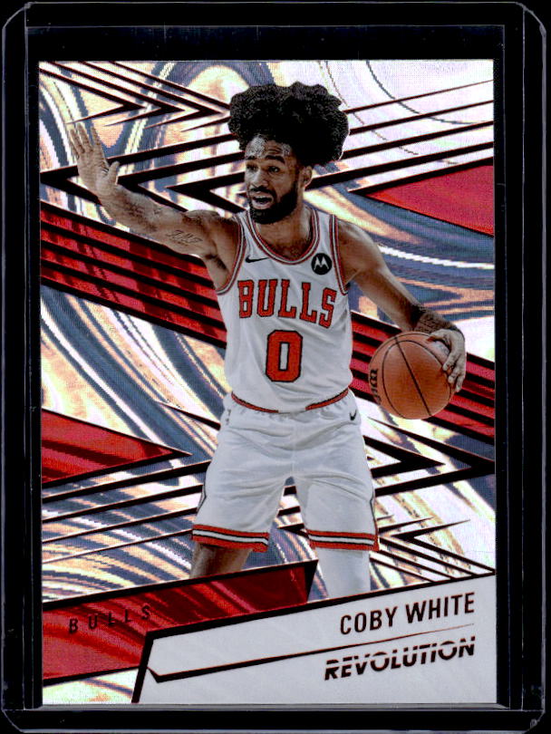 2024-25 Panini Revolution #95 Coby White Red Swirl