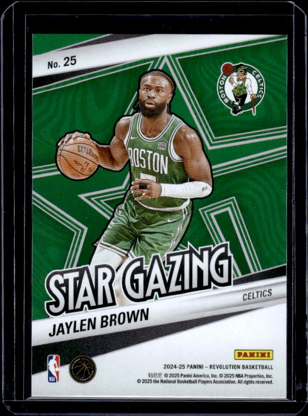 2024-25 Panini Revolution #25 Jaylen Brown Star Gazing