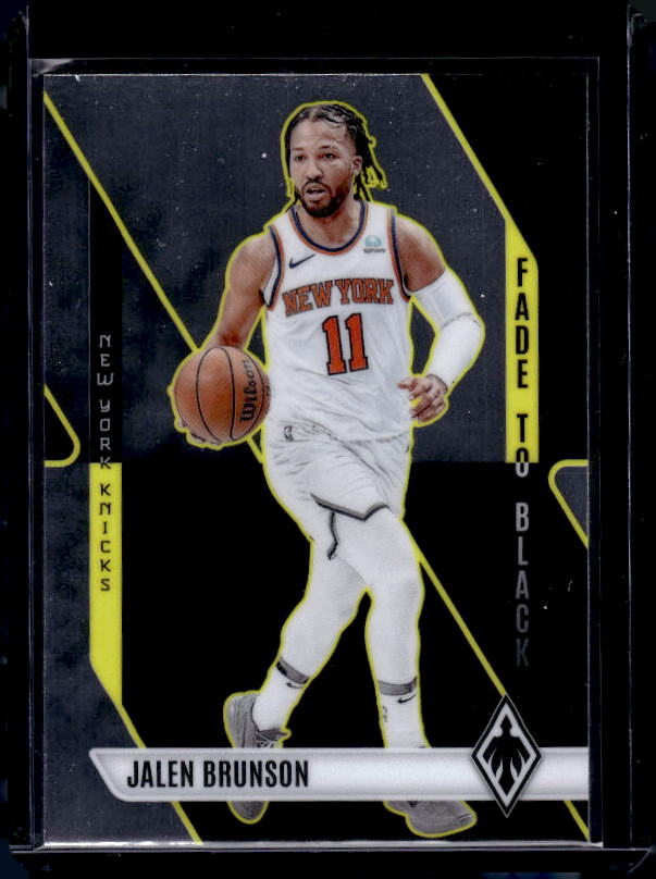2023-24 Panini Phoenix #1 Jalen Brunson Fade To Black