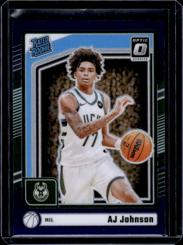 2024-25 Donruss Optic #277 AJ Johnson Purple