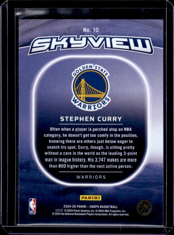 2024-25 Hoops #10 Stephen Curry Skyview