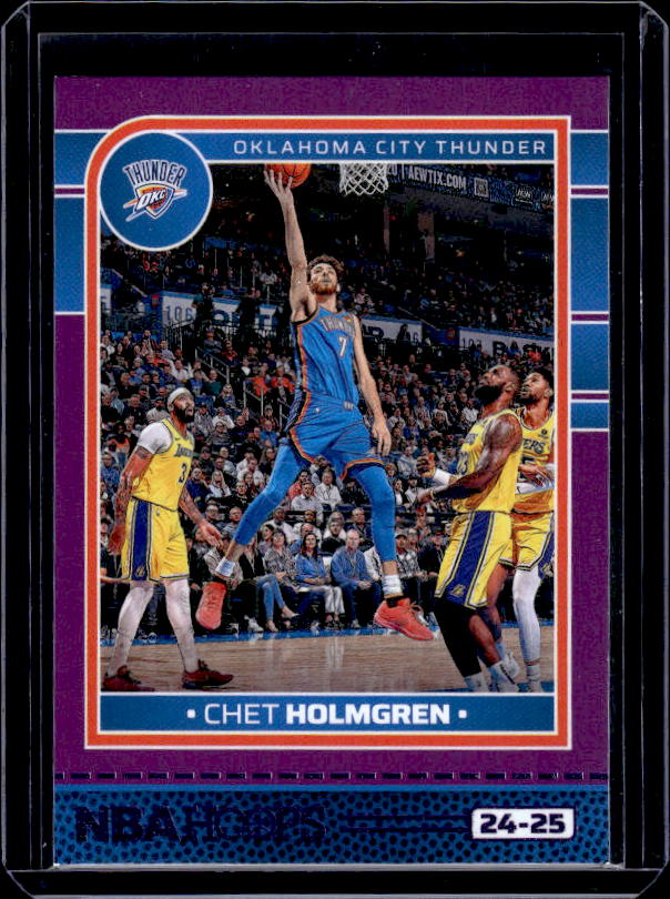 2024-25 Hoops #175 Chet Holmgren Purple