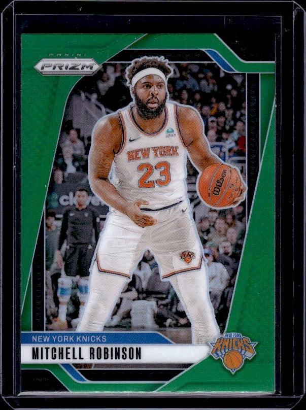 2024-25 Panini Prizm #156 Mitchell Robinson Prizms Green