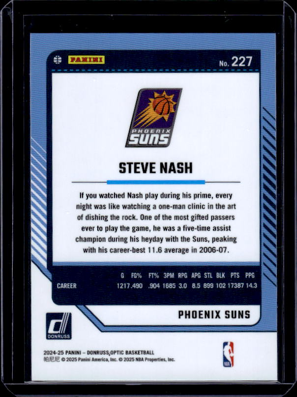 2024-25 Donruss Optic #227 Steve Nash