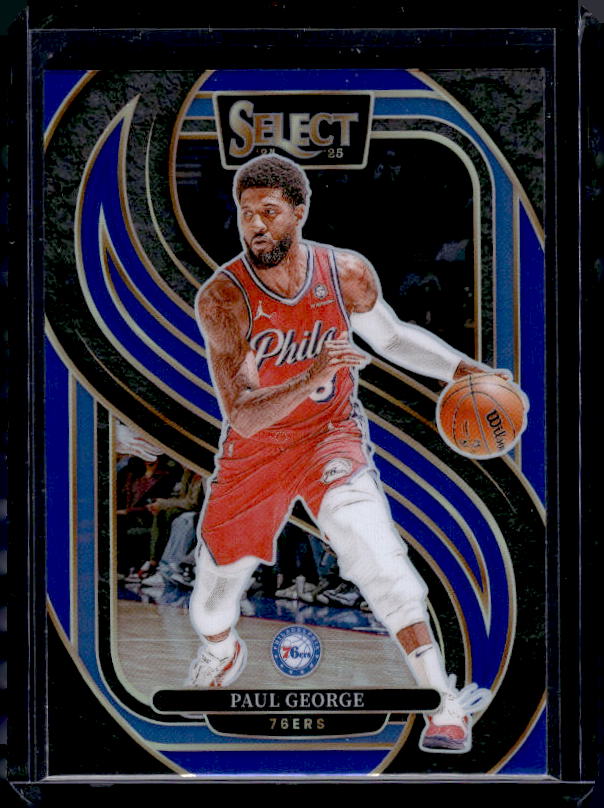 2024-25 Panini Select #159 Paul George Blue Prizm