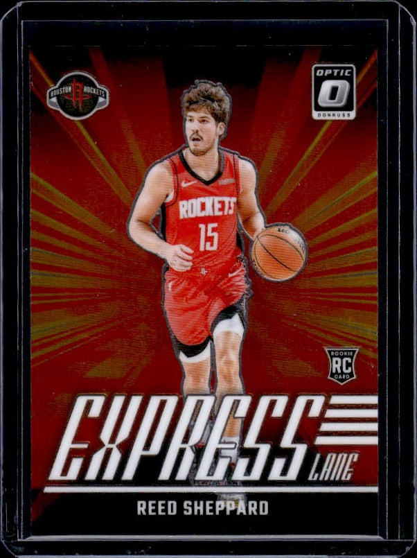 2024-25 Donruss Optic #16 Reed Sheppard Express Lane