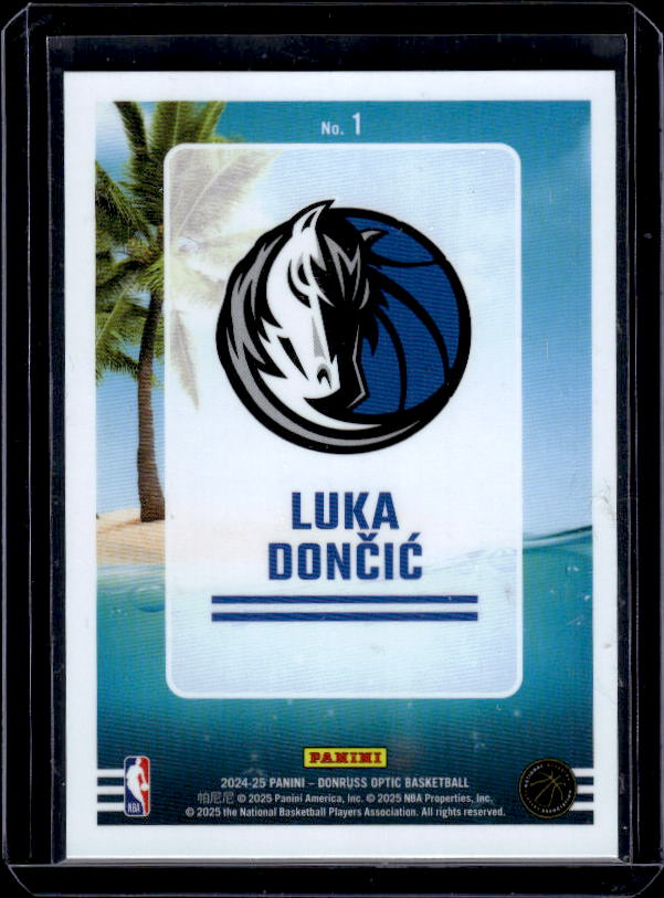 2024-25 Donruss Optic #1 Luka Doncic Splash!