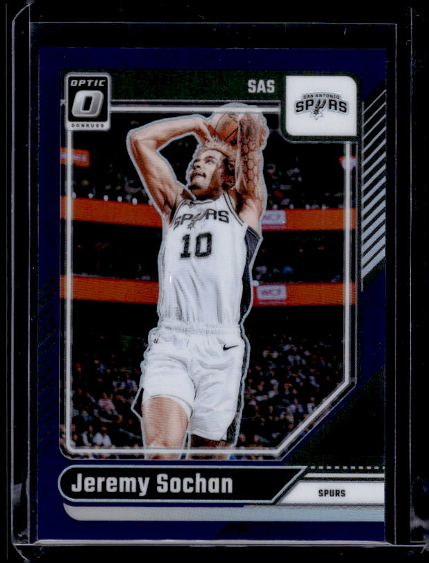2024-25 Donruss Optic #196 Jeremy Sochan Purple