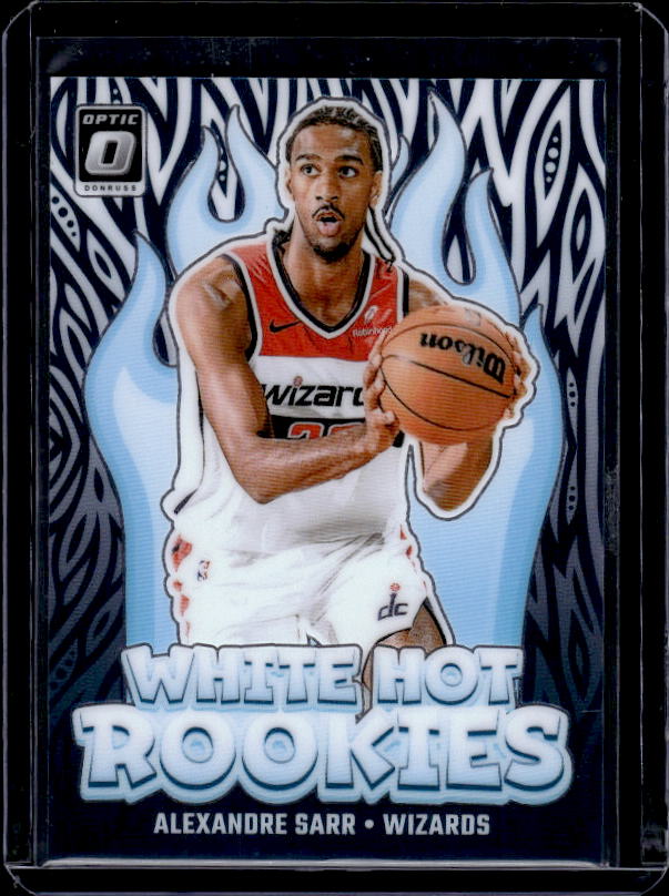 2024-25 Donruss Optic #14 Alexandre Sarr White Hot Rookies