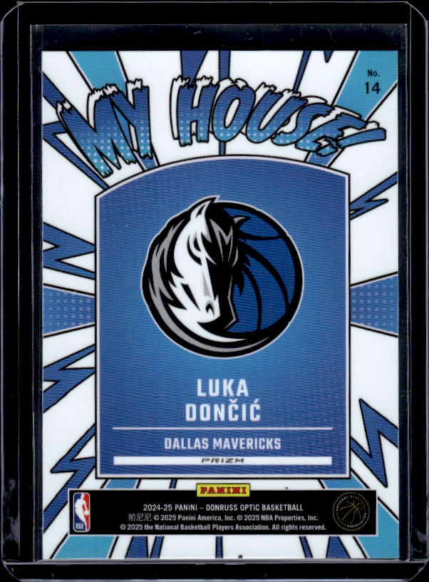 2024-25 Donruss Optic #14 Luka Doncic My House