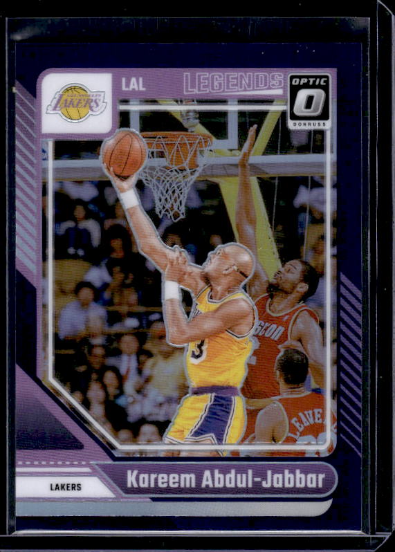 2024-25 Donruss Optic #228 Kareem Abdul-Jabbar Purple