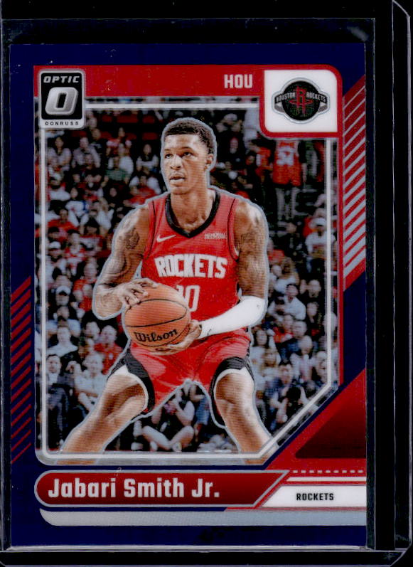 2024-25 Donruss Optic #165 Jabari Smith Jr. Purple