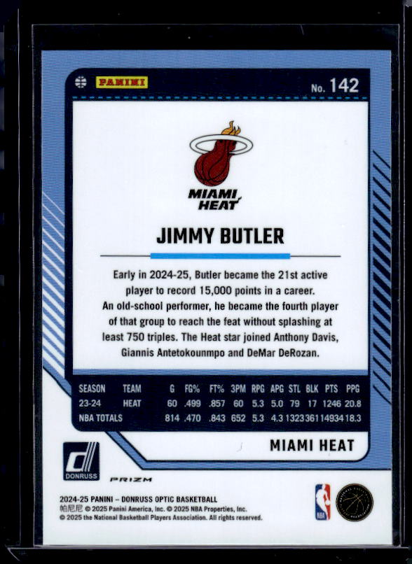 2024-25 Donruss Optic #142 Jimmy Butler III Holo