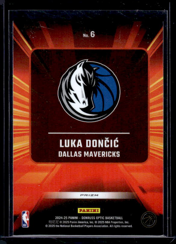 2024-25 Donruss Optic #6 Luka Doncic Express Lane Holo