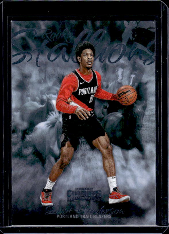 2023-24 Panini Contenders #8 Scoot Henderson Rookie Stallions