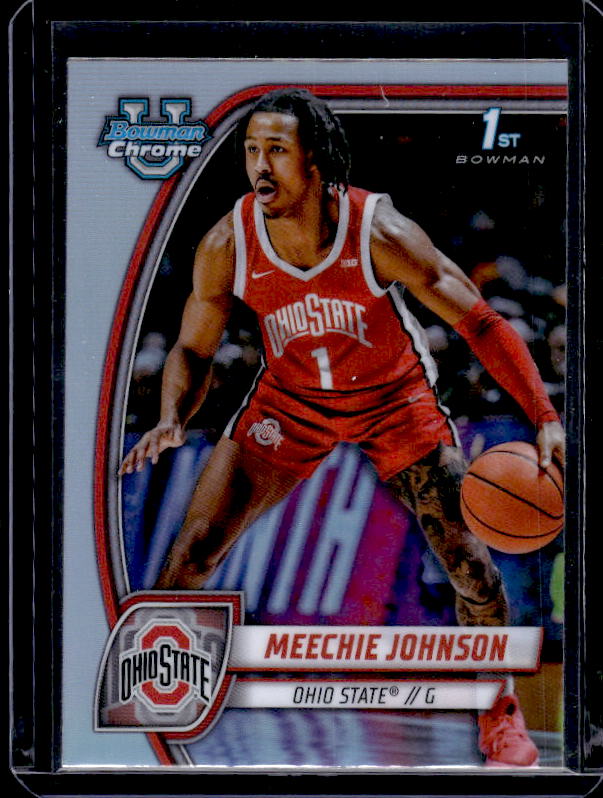 2024-25 Bowman University Chrome #54 Meechie Johnson Refractor