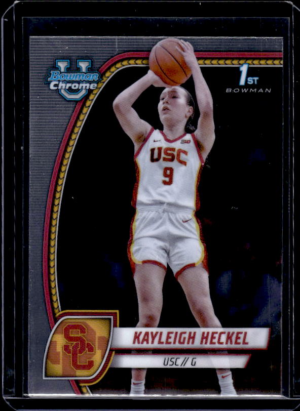 2024-25 Bowman University Chrome #43 Kayleigh Heckel