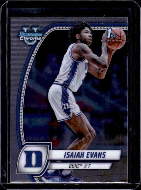 2024-25 Bowman University Chrome #27 Isaiah Evans