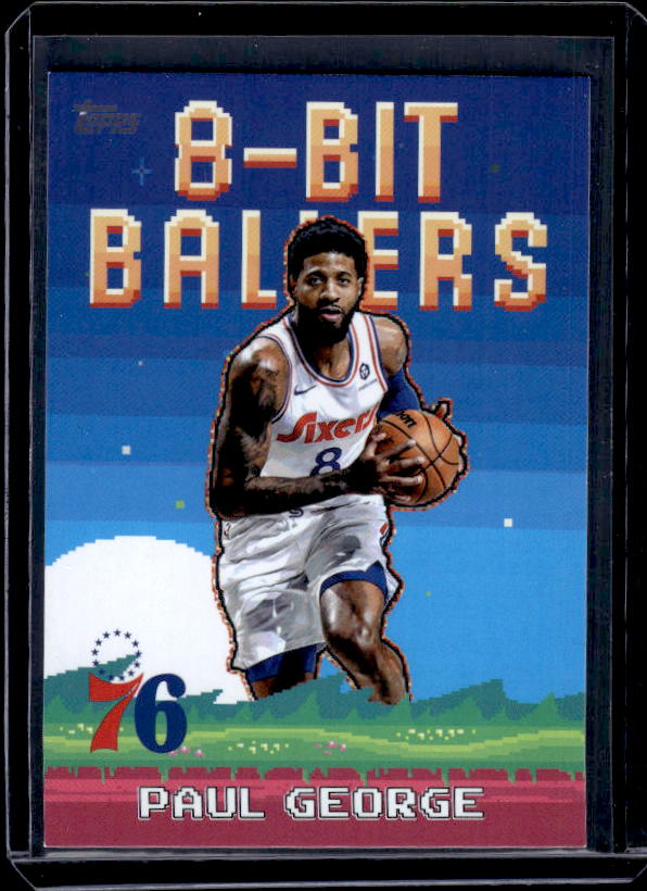 2025-26 Topps #8B-7 Paul George 8-Bit Ballers