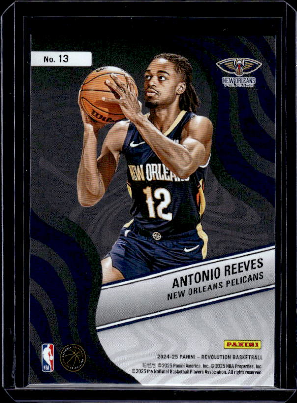 2024-25 Panini Revolution #13 Antonio Reeves New Wave