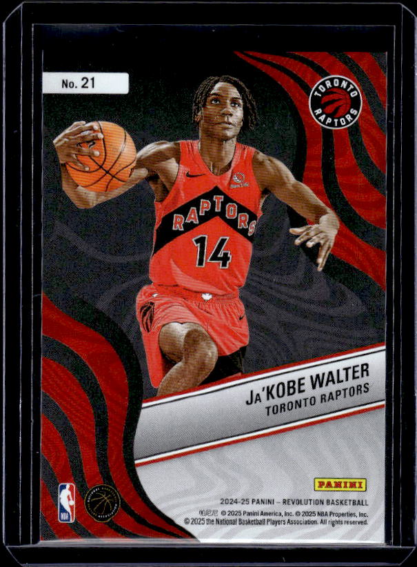 2024-25 Panini Revolution #21 Ja'Kobe Walter New Wave