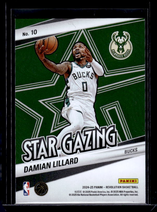 2024-25 Panini Revolution #10 Damian Lillard Star Gazing