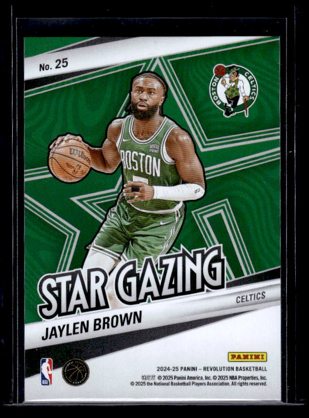 2024-25 Panini Revolution #25 Jaylen Brown Star Gazing