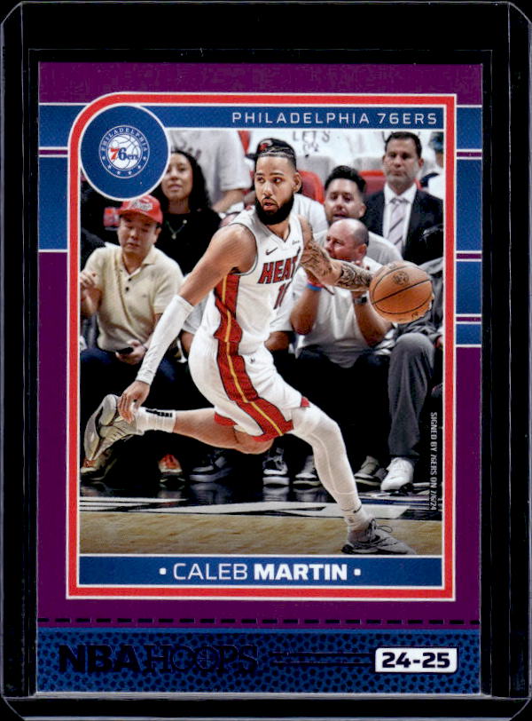 2024-25 Hoops #75 Caleb Martin Purple