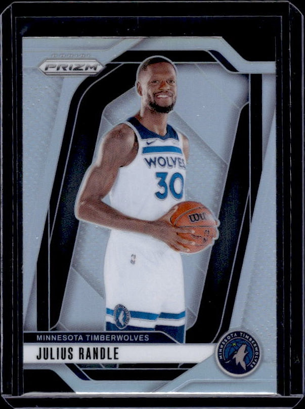 2024-25 Panini Prizm #57 Julius Randle Prizms Silver