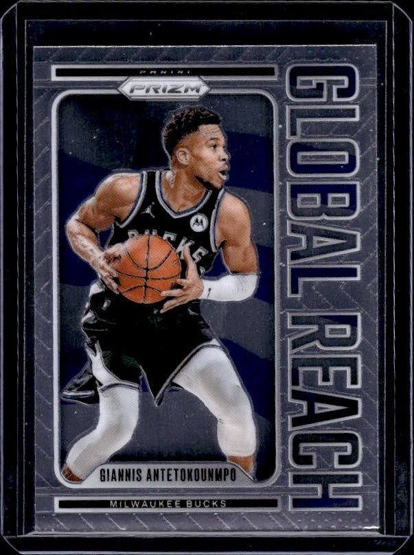 2024-25 Panini Prizm #4 Giannis Antetokounmpo Global Reach