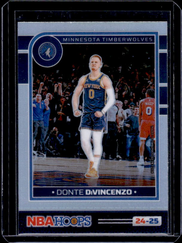 2024-25 Hoops #51 Donte DiVincenzo Premium Prizms Silver