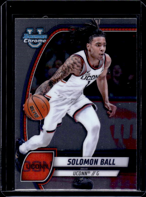 2024-25 Bowman University Chrome Sapphire #87 Solomon Ball