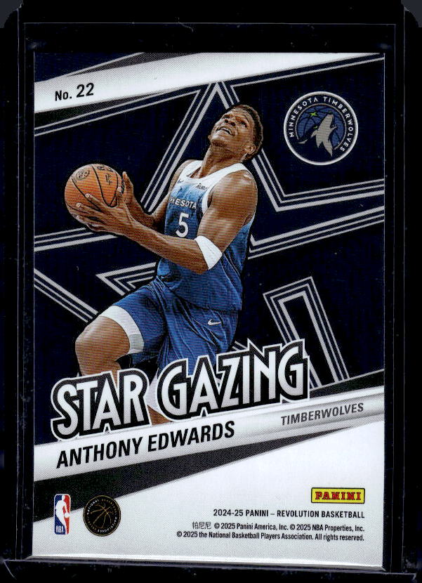 2024-25 Panini Revolution #22 Anthony Edwards Star Gazing