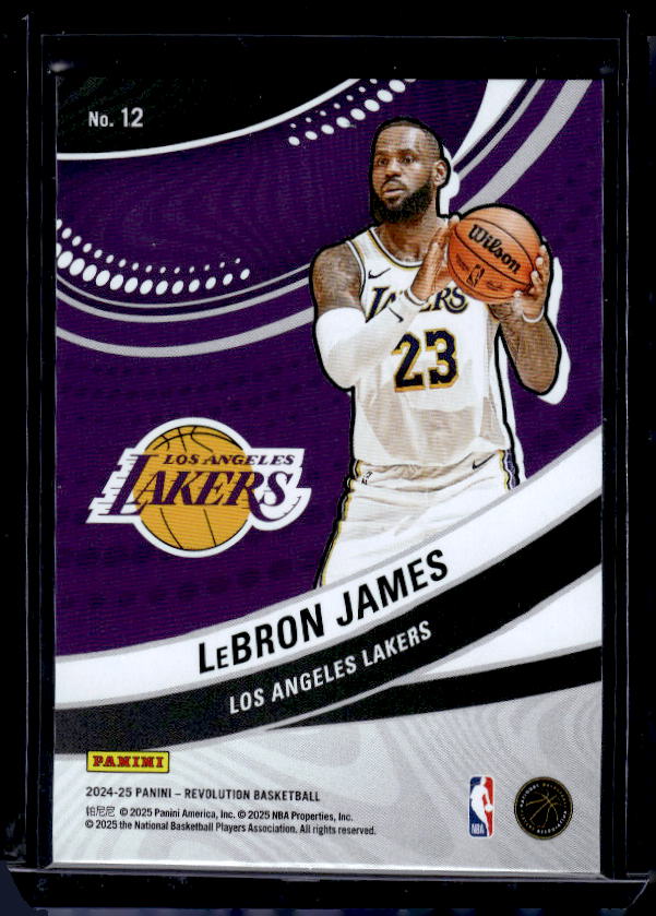2024-25 Panini Revolution #12 LeBron James Vortex