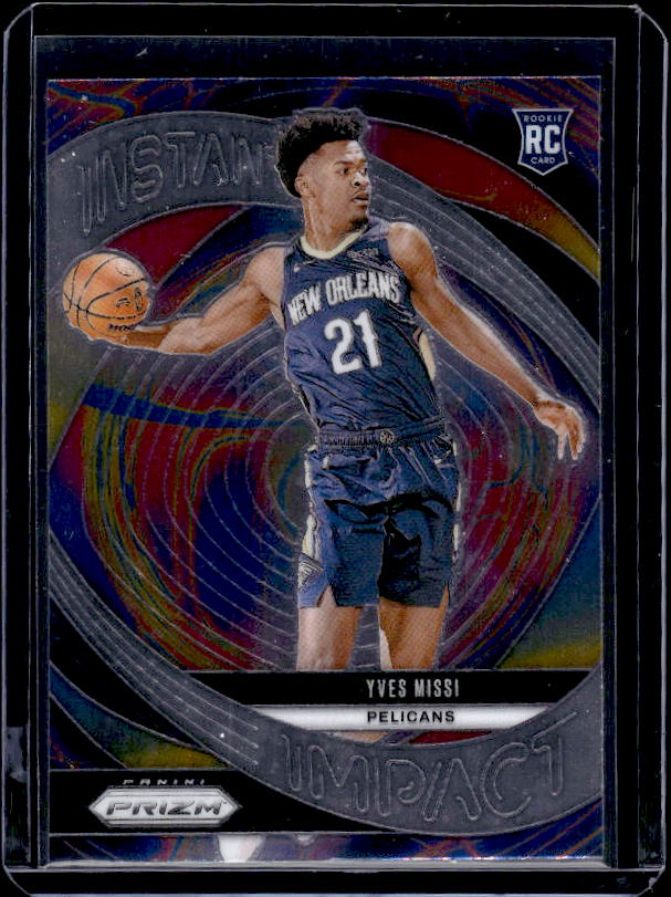 2024-25 Panini Prizm #6 Yves Missi Instant Impact