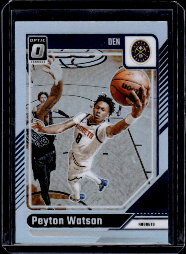 2024-25 Donruss Optic #216 Peyton Watson Holo
