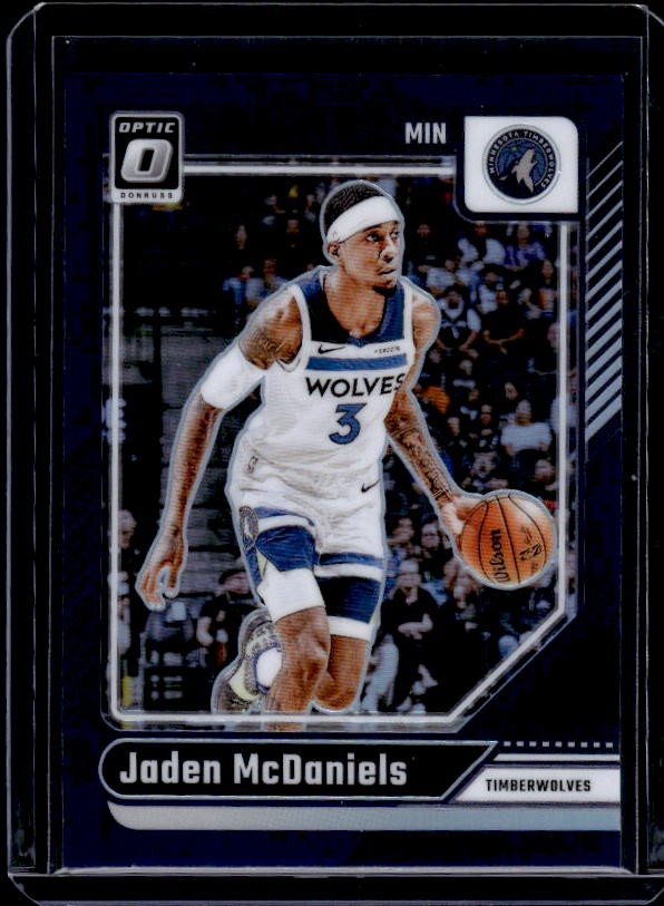 2024-25 Donruss Optic #40 Jaden McDaniels Purple