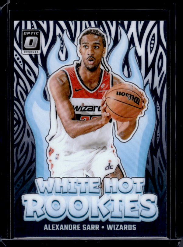 2024-25 Donruss Optic #14 Alexandre Sarr White Hot Rookies