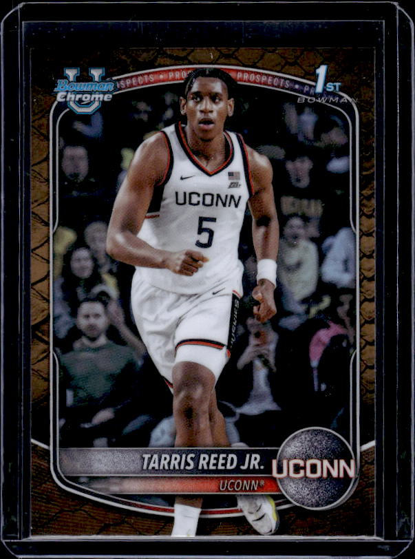 2025-26 Bowman #BCP-42 Tarris Reed Jr. Chrome Prospects Reptilian Refractor