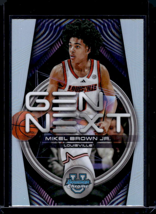 2025-26 Bowman #GN-11 Mikel Brown Jr. Gen Next Refractor