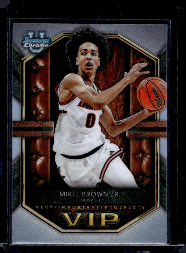 2025-26 Bowman #VIP-11 Mikel Brown Jr. Very Important Prospects Refractor